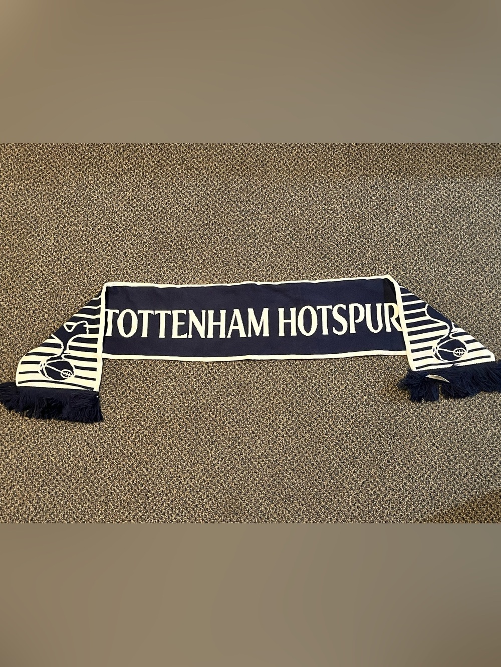 Tottenham Hotspur Navy and White Supporter Scarf
